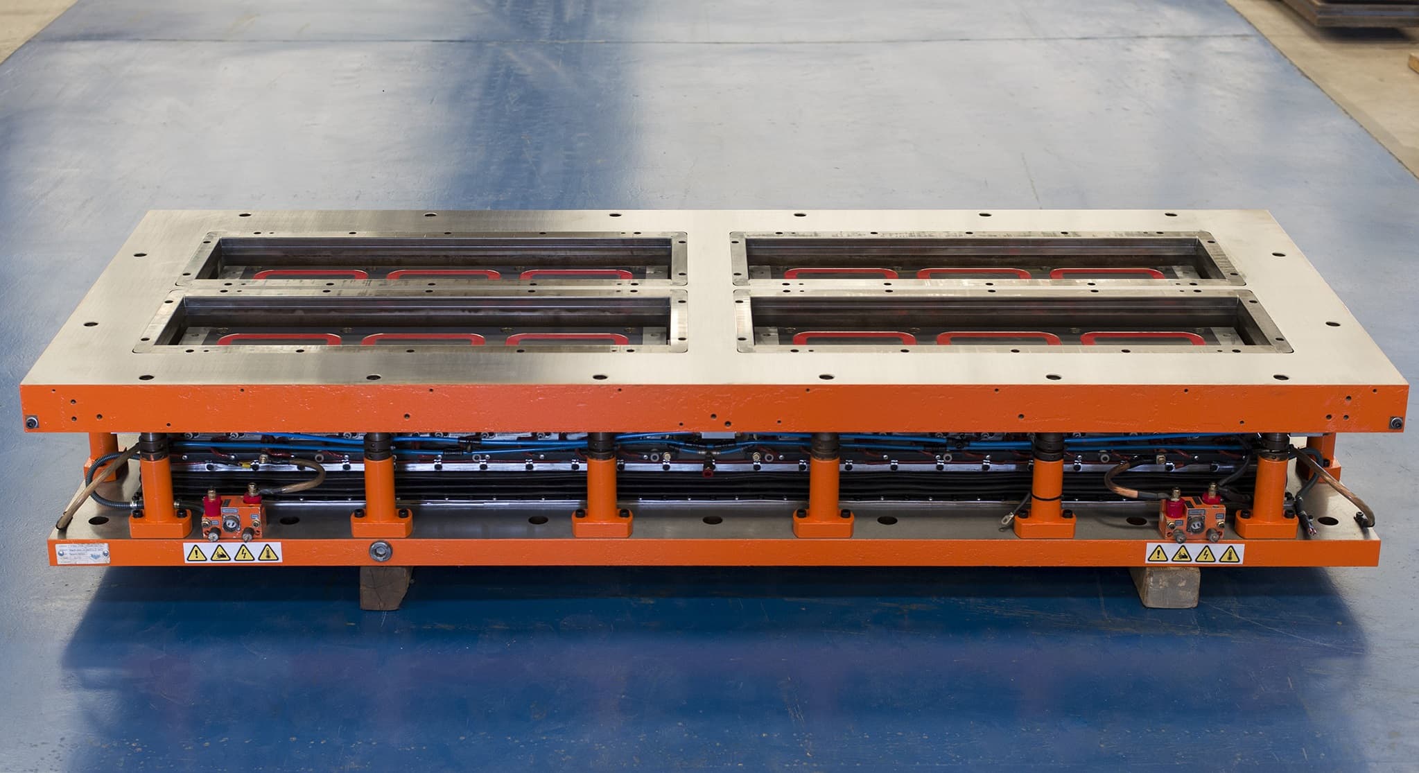 Ceramic Mold Production Line with Red Details